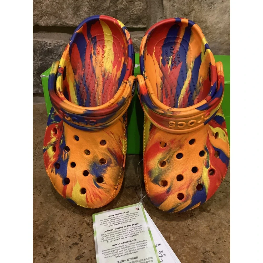 CROCS classic marbled